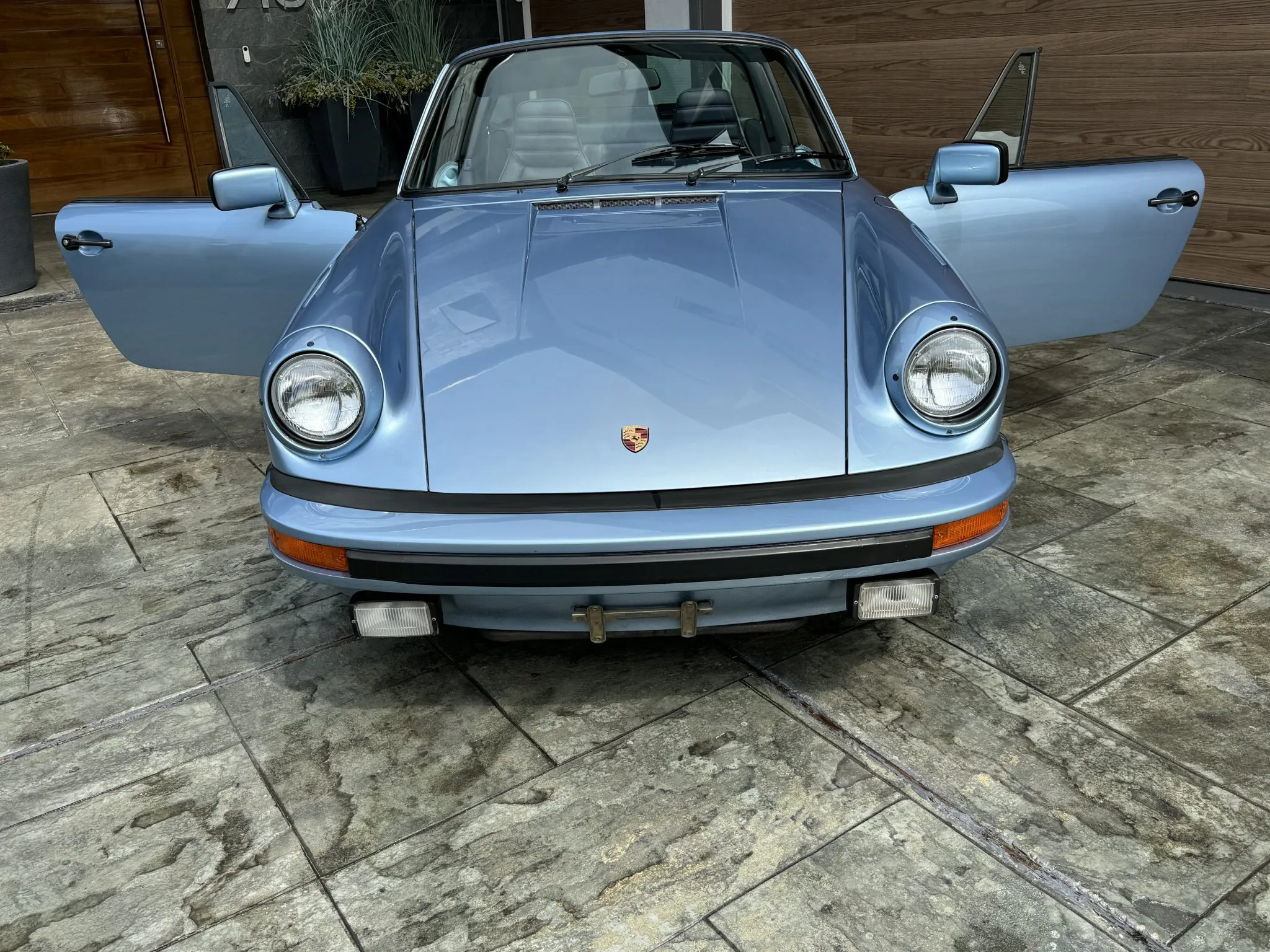 1980 Porsche 911SC Targa in Light Blue Metallic
