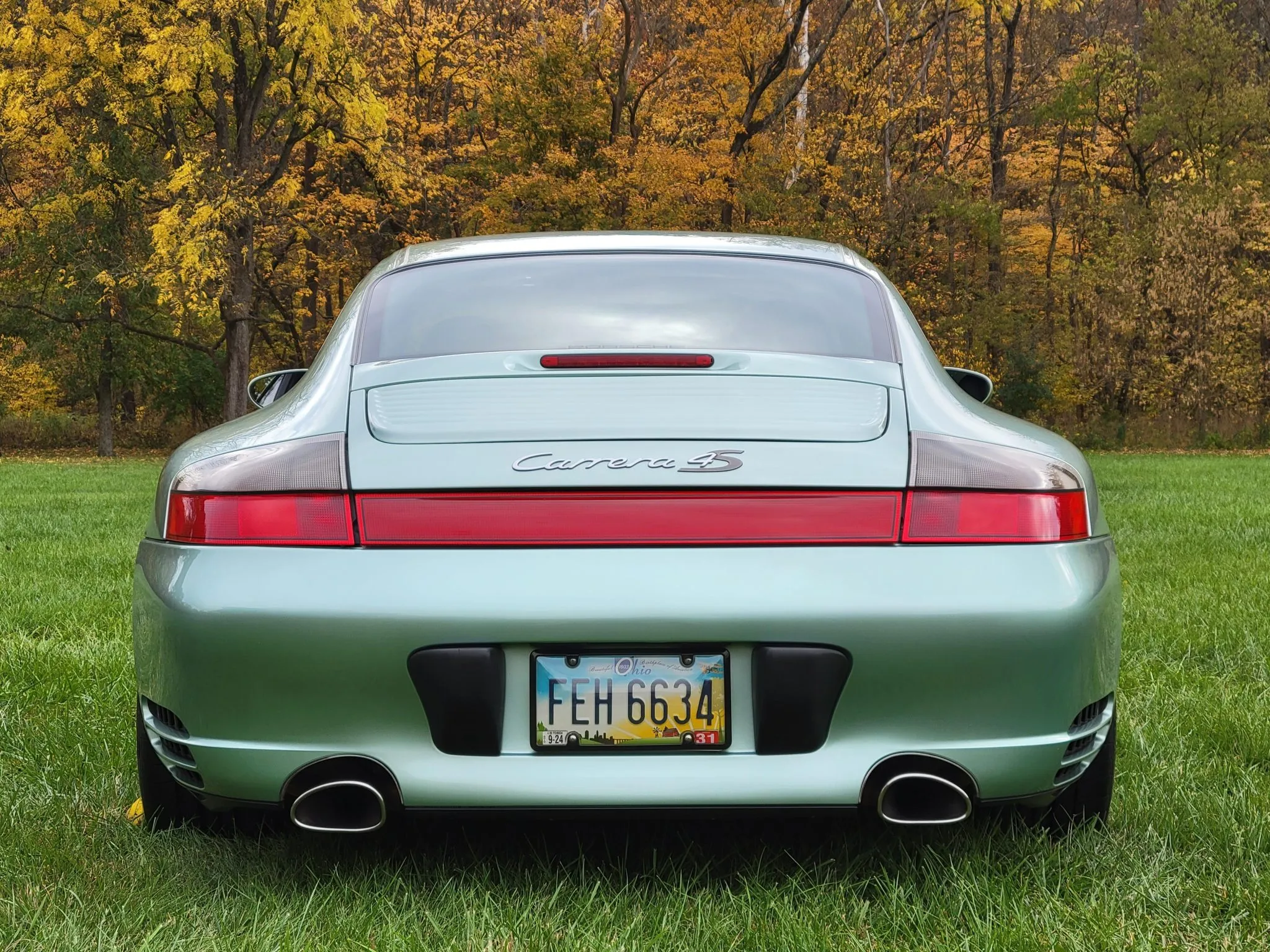 2003 Porsche 911 Carrera 4S Coupe X51 6-Speed in Ice Green Metallic