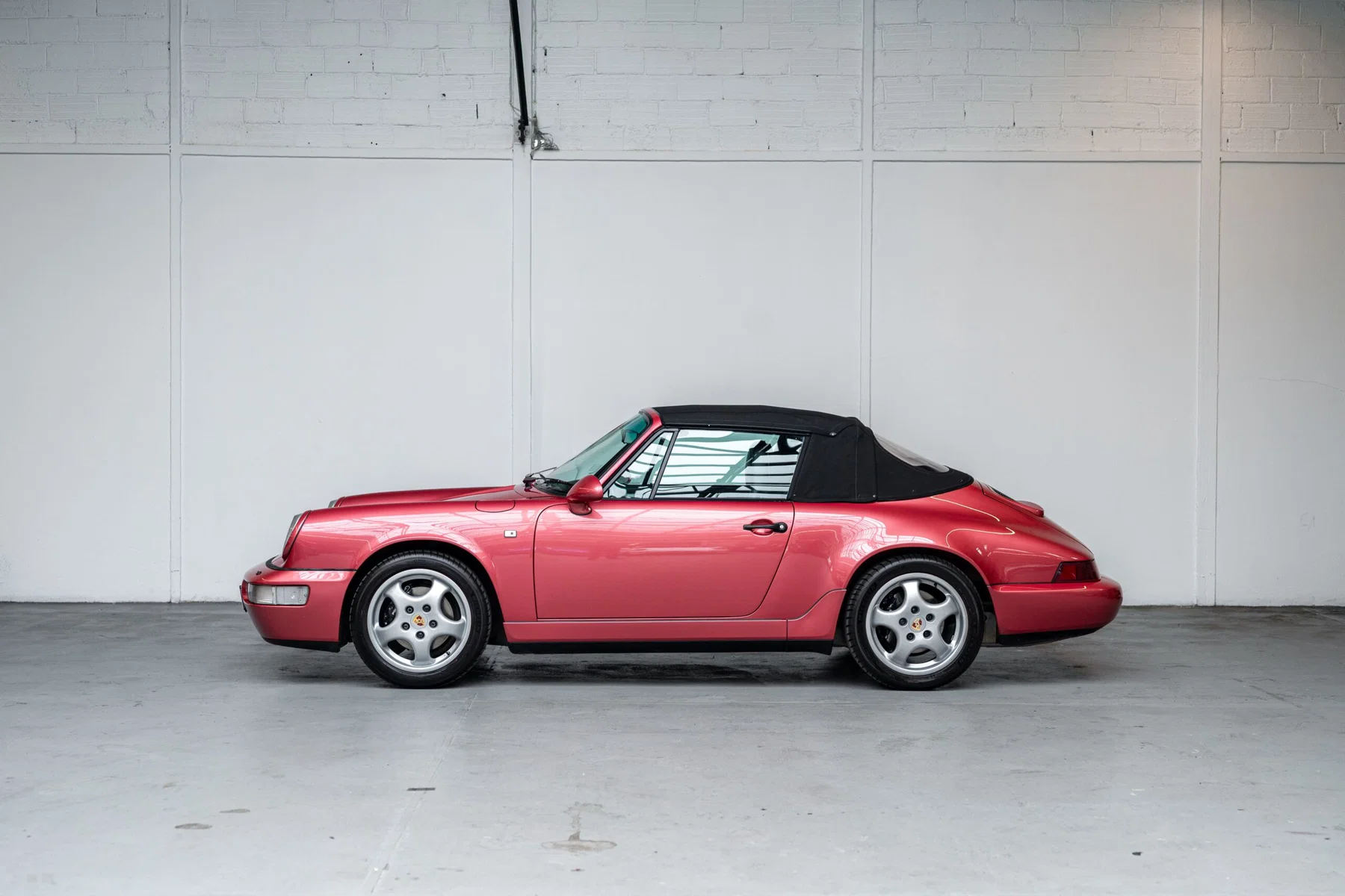 1993 Porsche 911 Carrera 2 Cabriolet in Raspberry Metallic