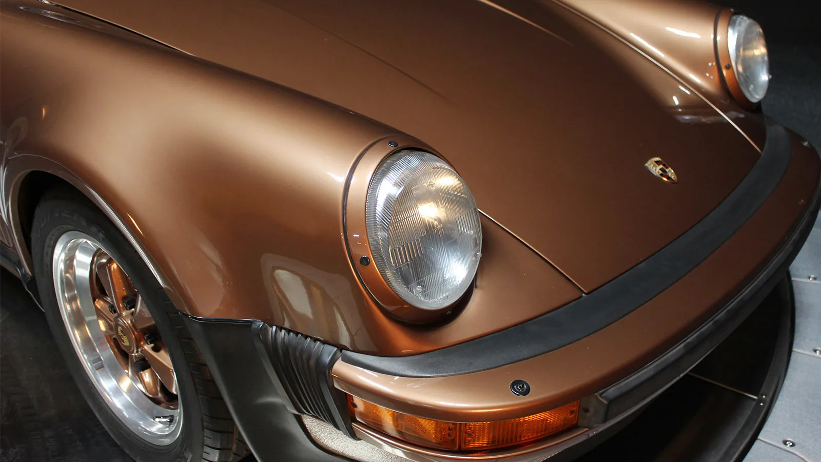1989 Porsche 911 Turbo Cabriolet in Cognac Brown Metallic