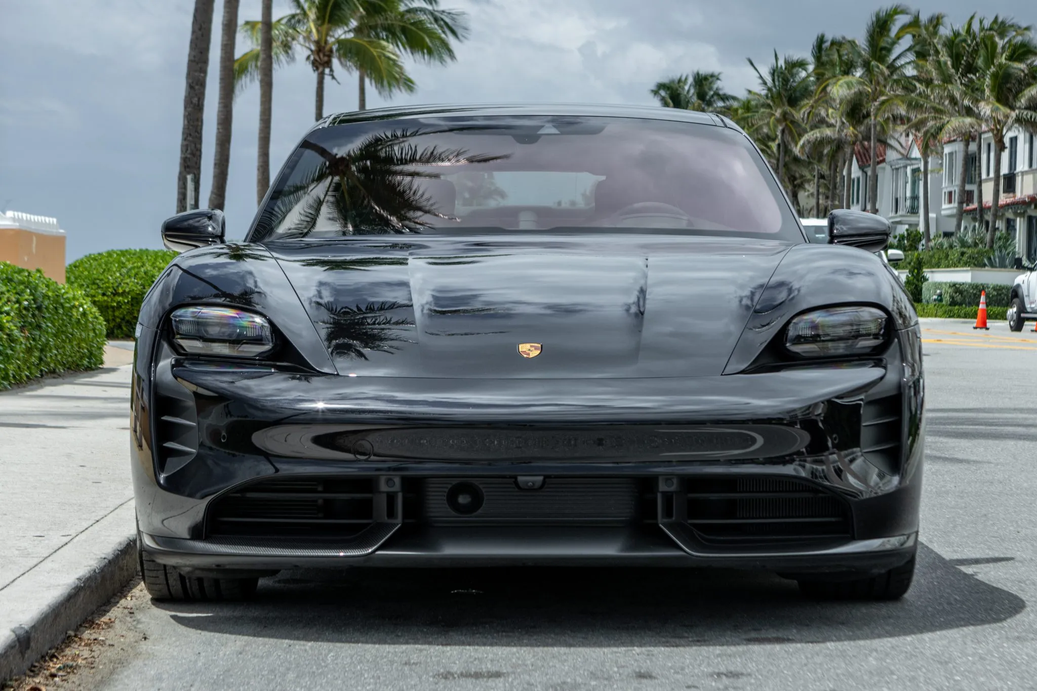 2022 Porsche Taycan Turbo S in Jet Black Metallic