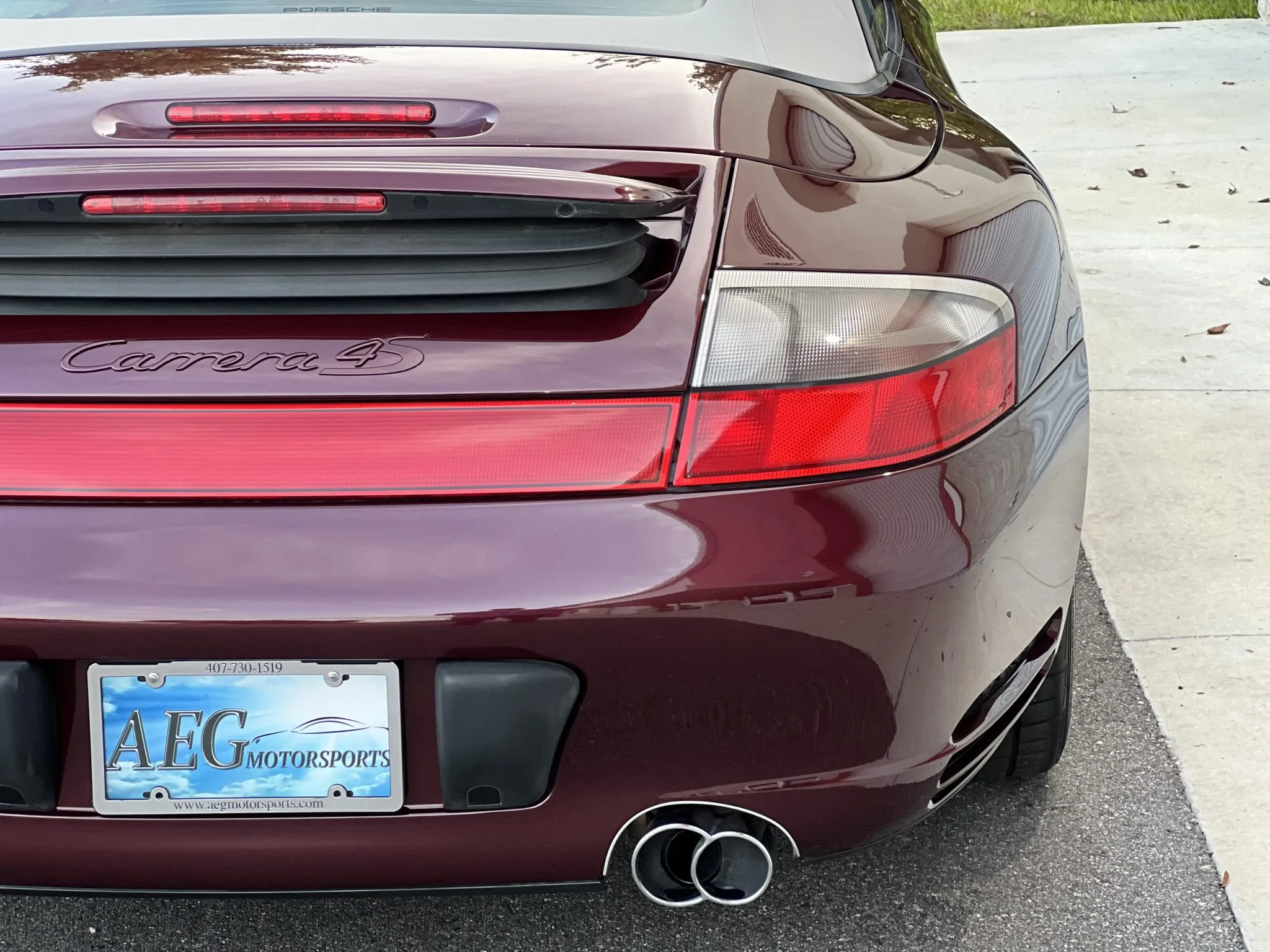 2004 Porsche 911 Carrera 4S Cabriolet in Carmon Red Metallic