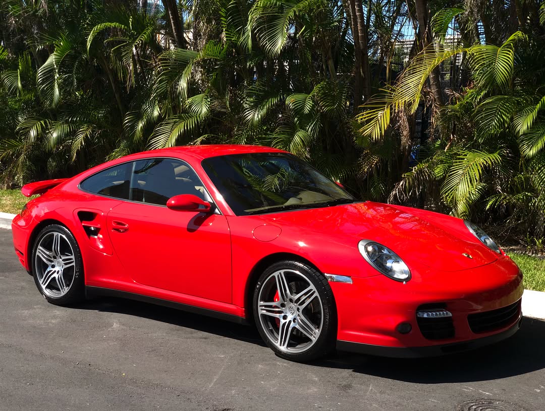 2007 Porsche 911 Turbo in Pure Red
