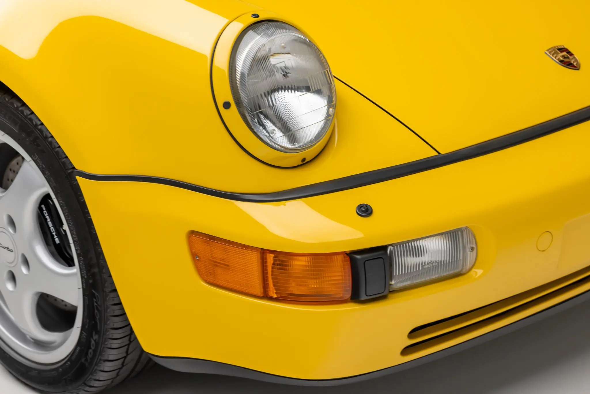 1991 Porsche 911 Turbo in Ferrari Yellow