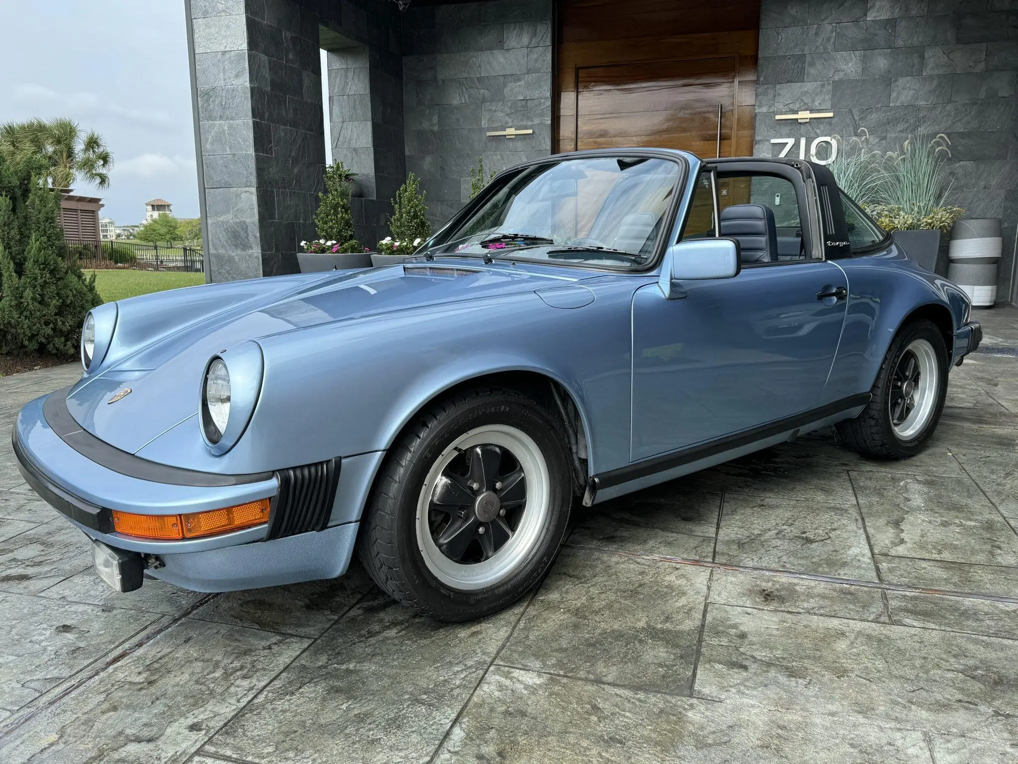 1980 Porsche 911SC Targa in Light Blue Metallic