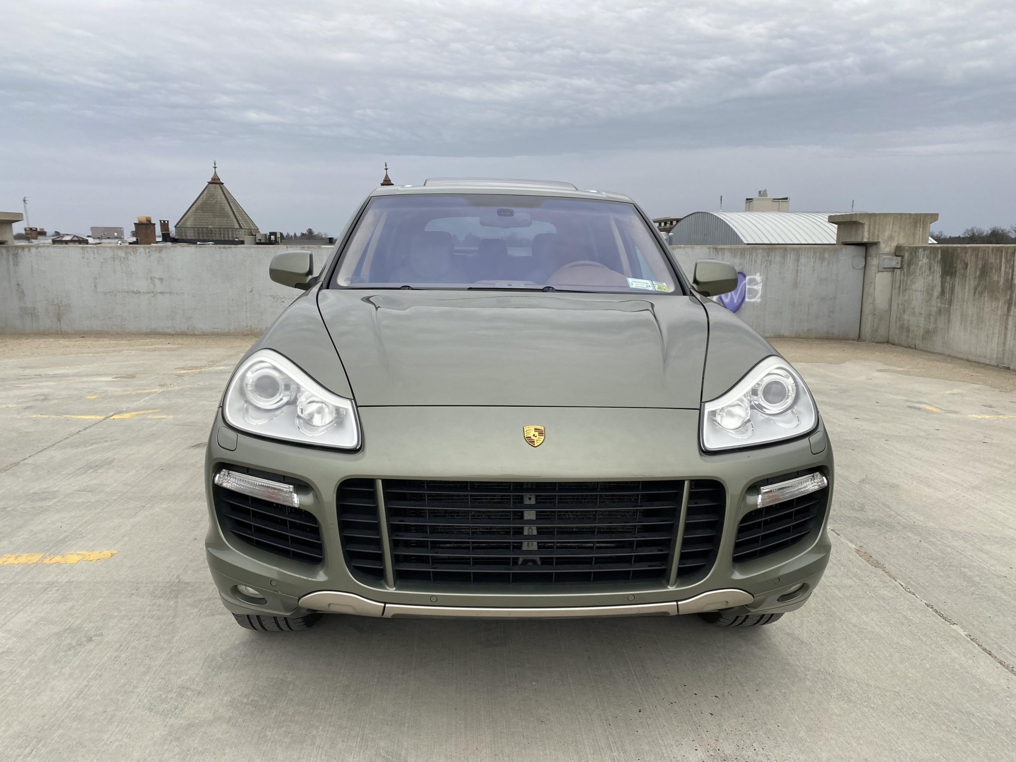 2008 Porsche Cayenne Turbo in Olive Green Metallic