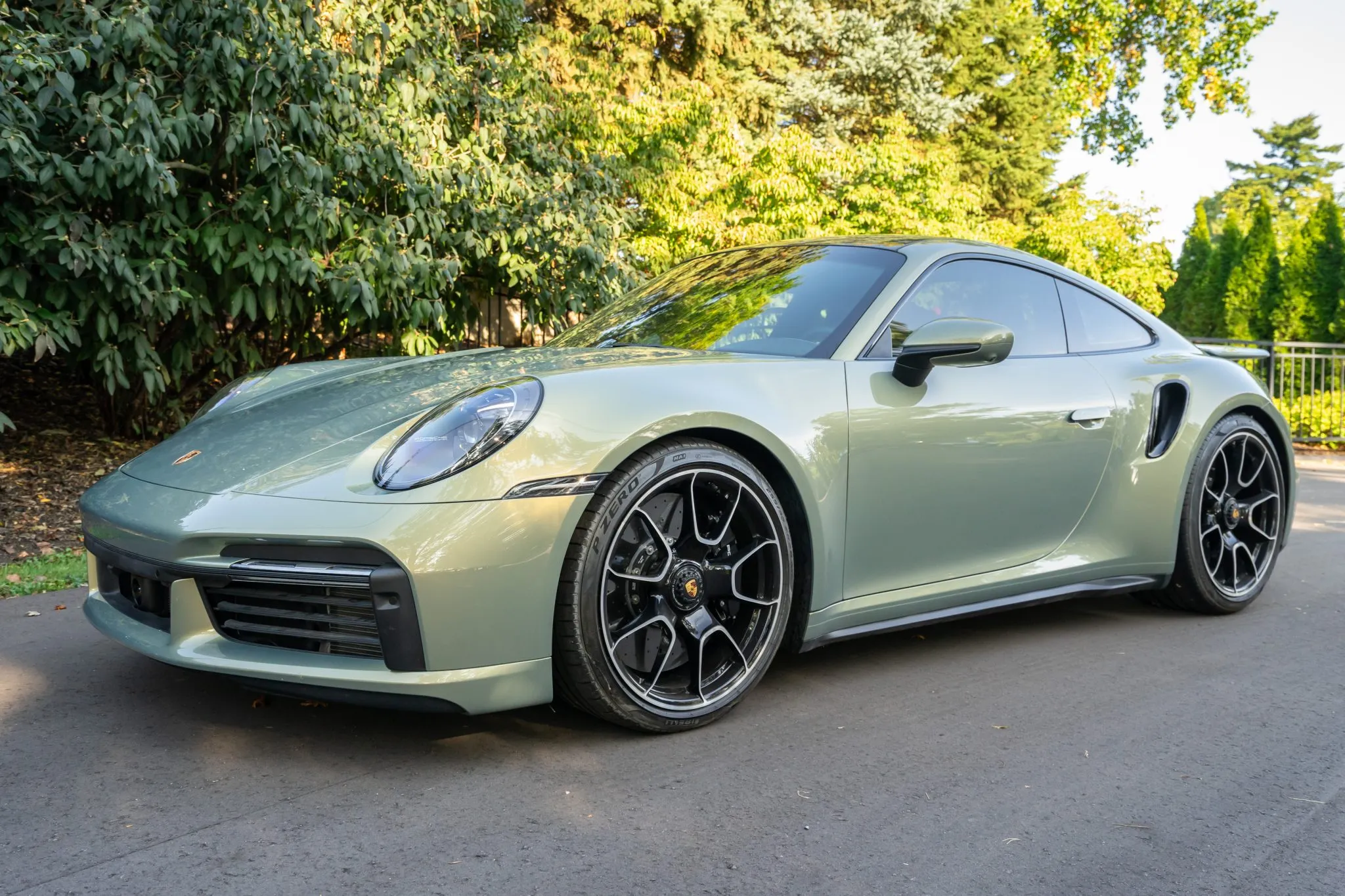 2021 Porsche 911 Turbo S Coupe In Urban Bamboo ChromaFlair