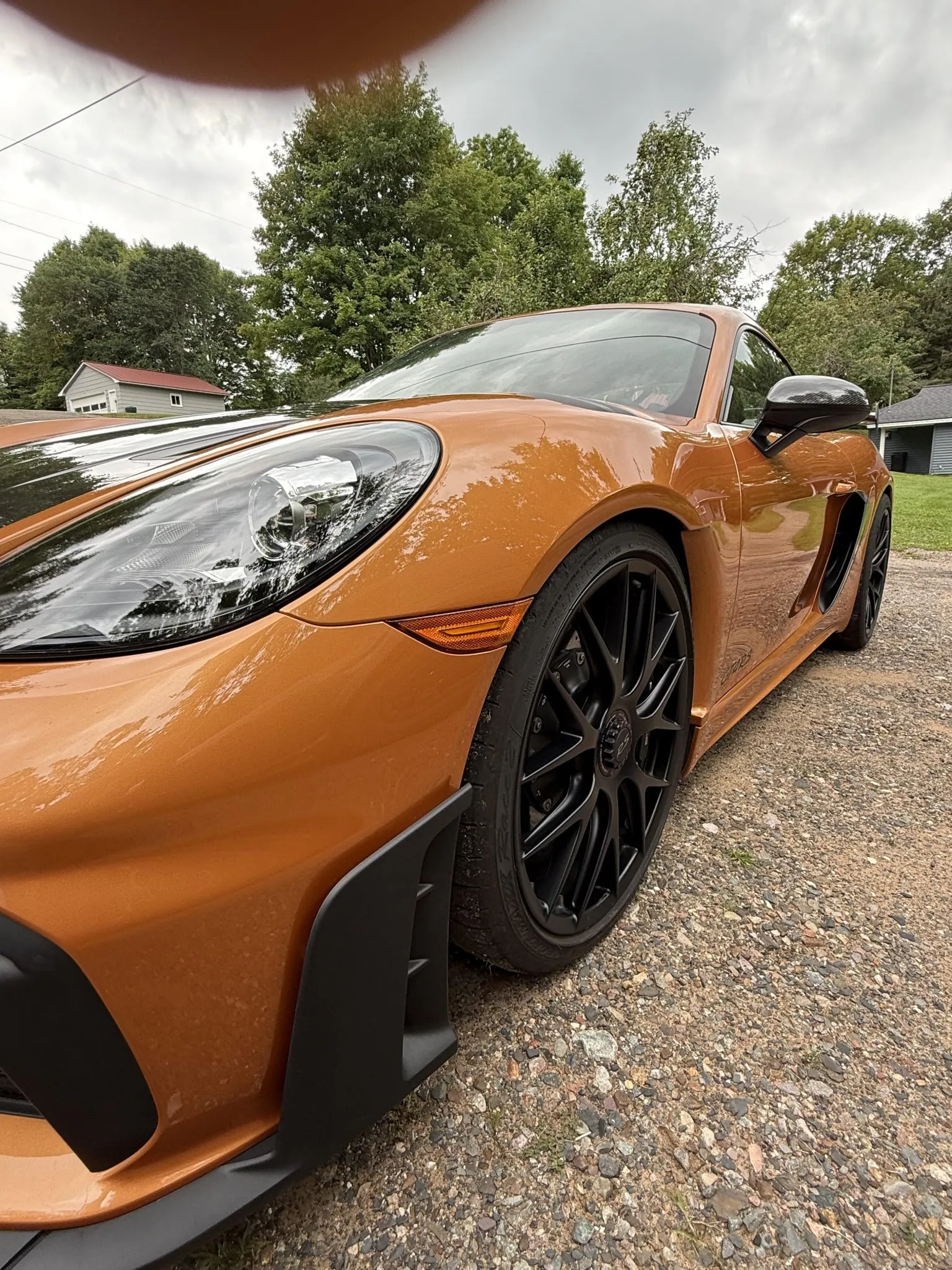 2023 Porsche 718 Cayman GT4 RS Weissach in Nordic Gold Metallic