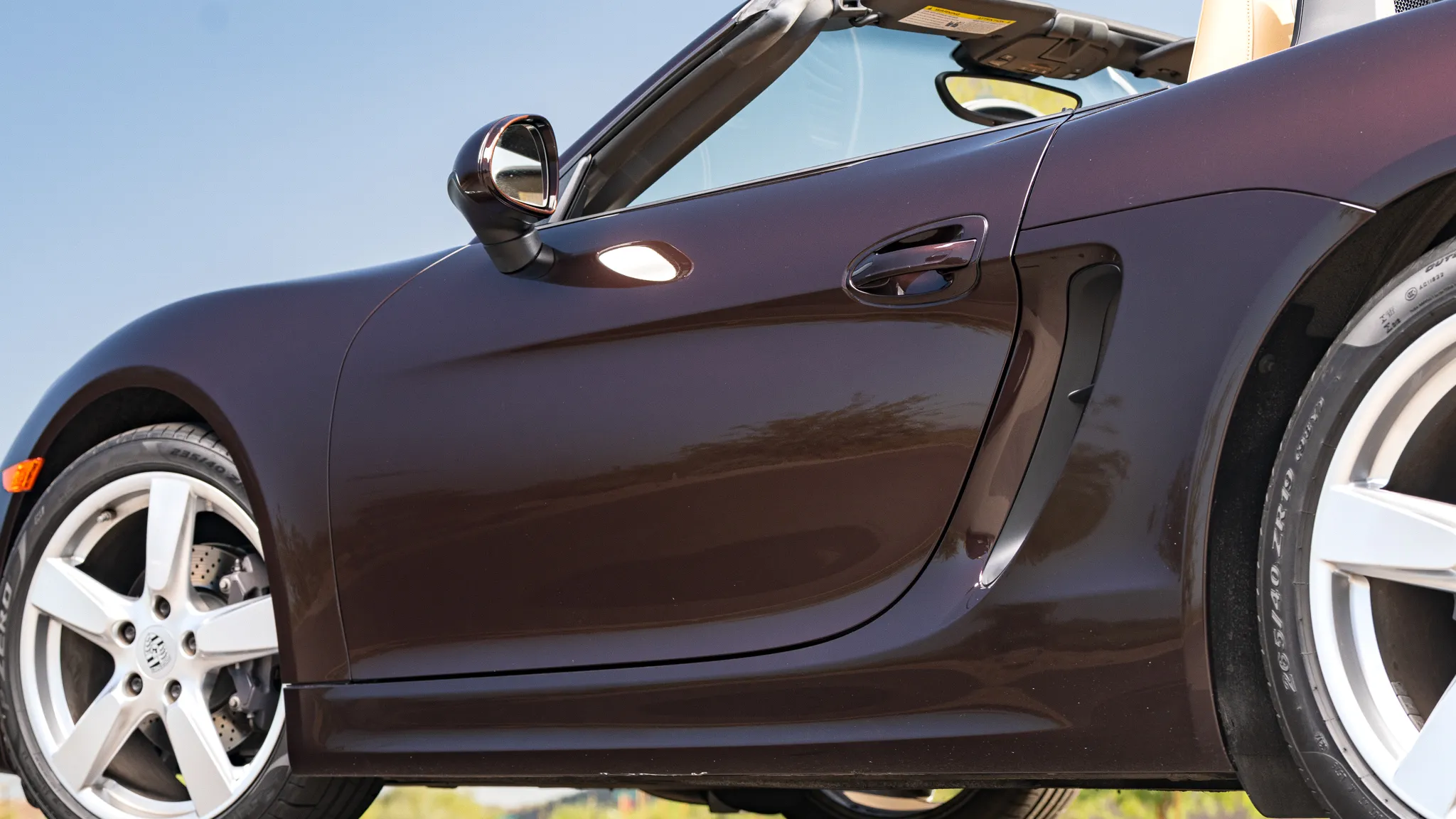 2016 Porsche Boxster in Mahogany Metallic