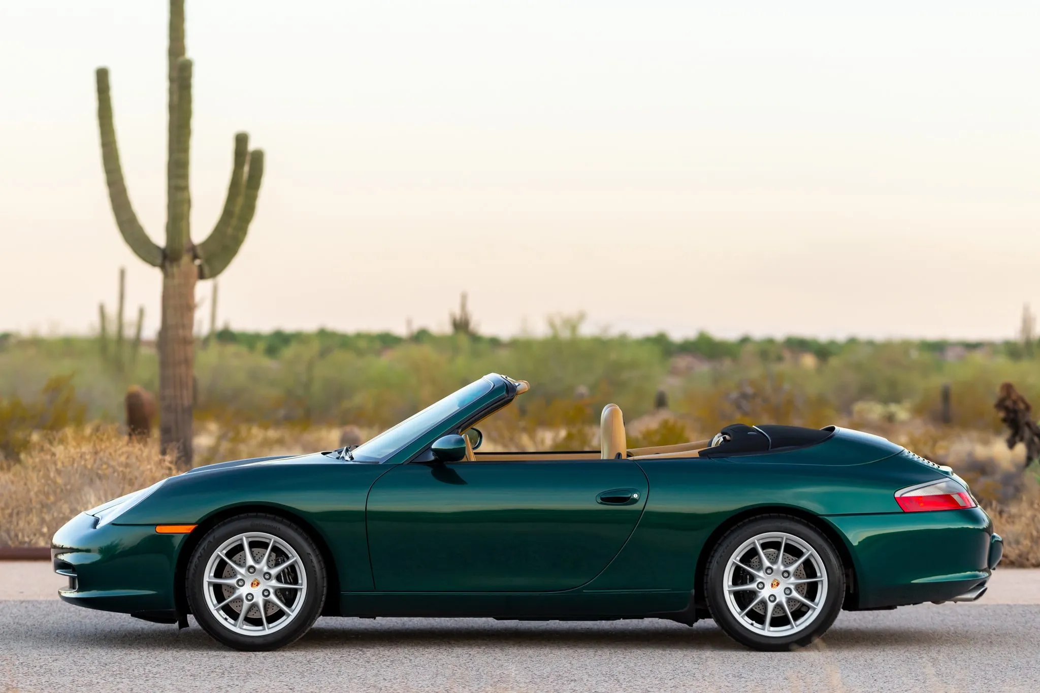 2002 Porsche 911 Carrera Cabriolet in Rainforest Green Metallic