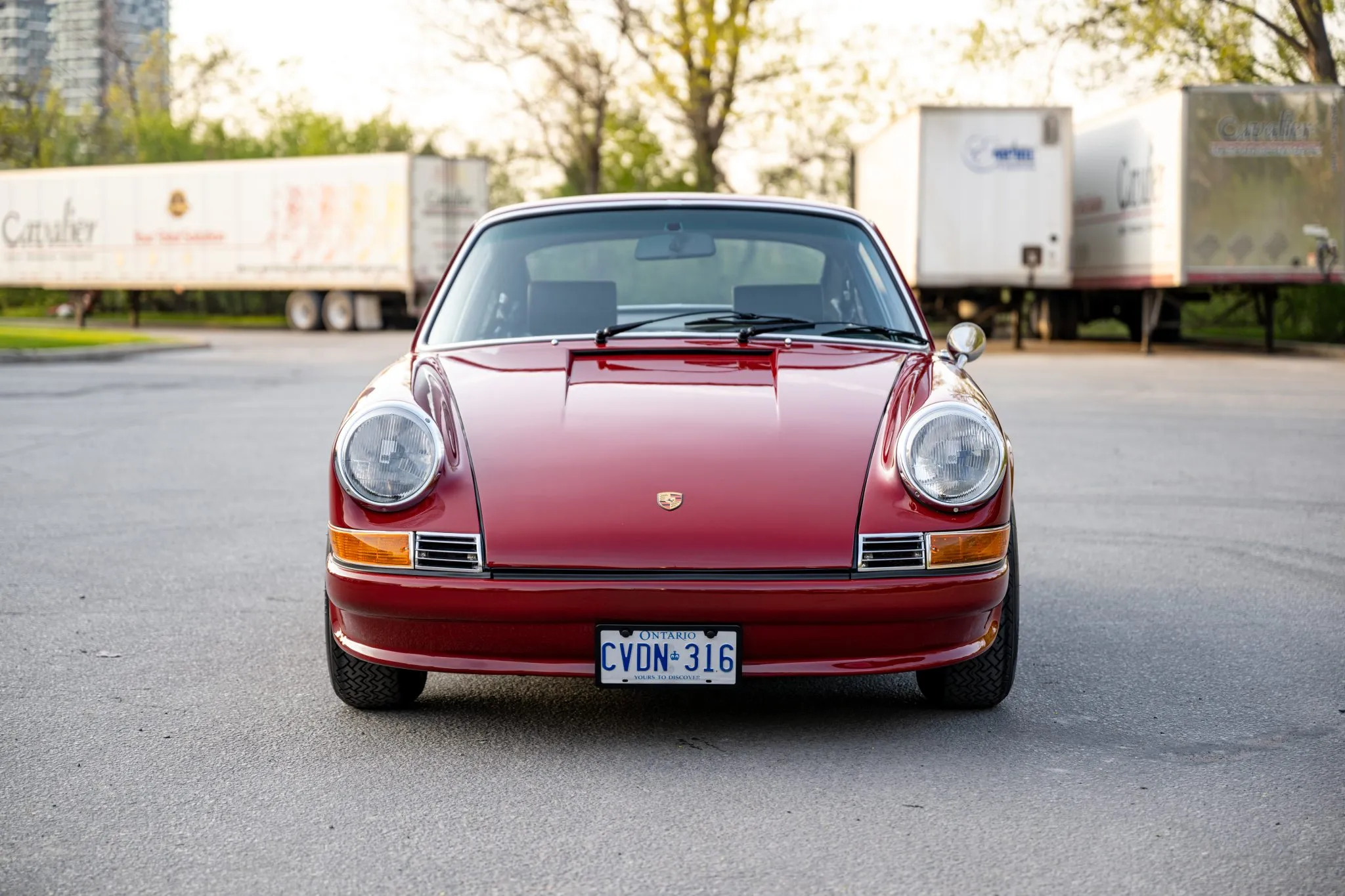 1971 Porsche 911T Coupe in Maroon