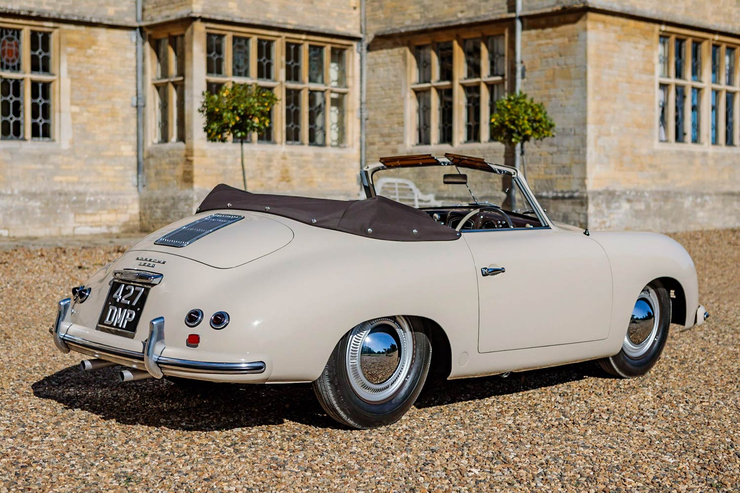 1955 Porsche 356 Pre-A Cabriolet in Pearl Grey