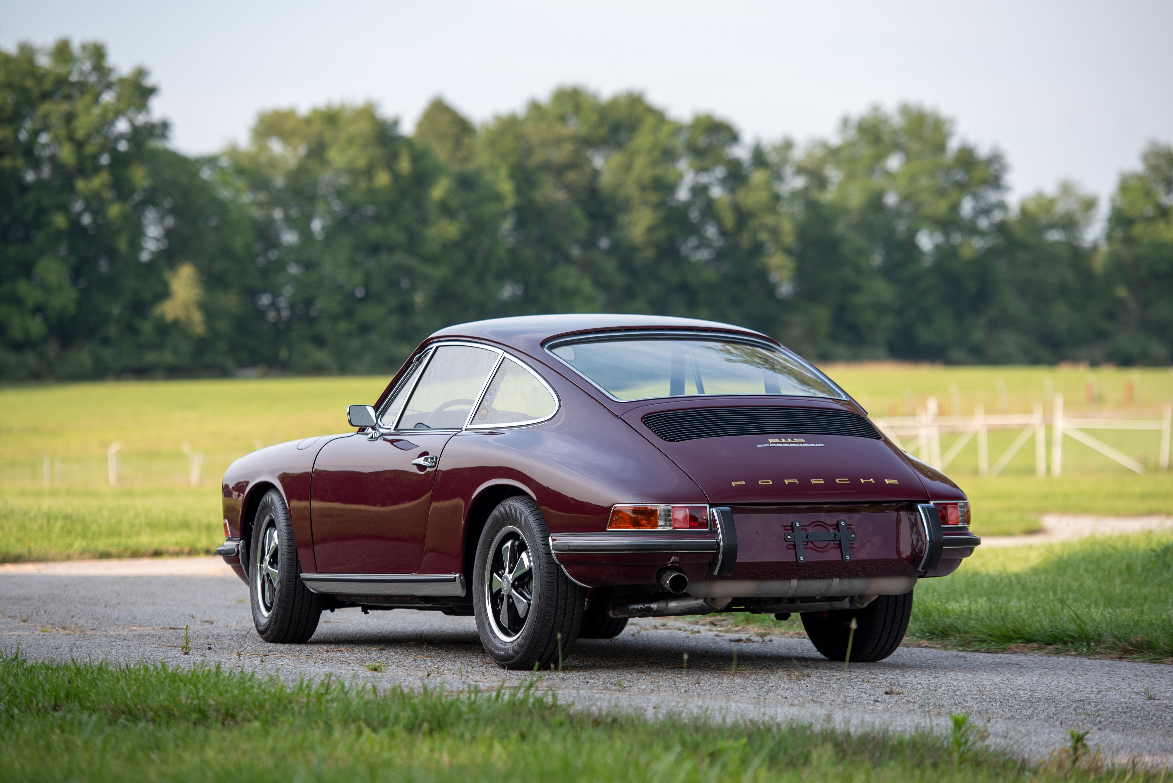 1968 Porsche 911 S 'Sportomatic' in Burgundy Red