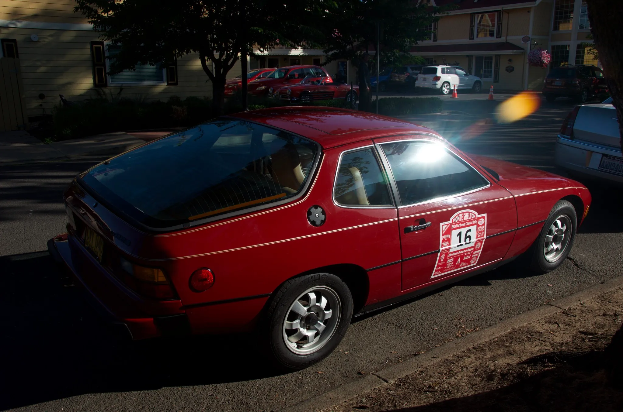 1978 Porsche 924 in Mars Red