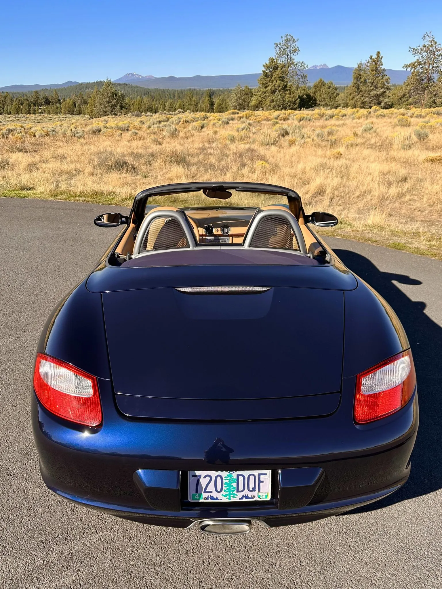 2008 Porsche Boxster in Midnight Blue Metallic