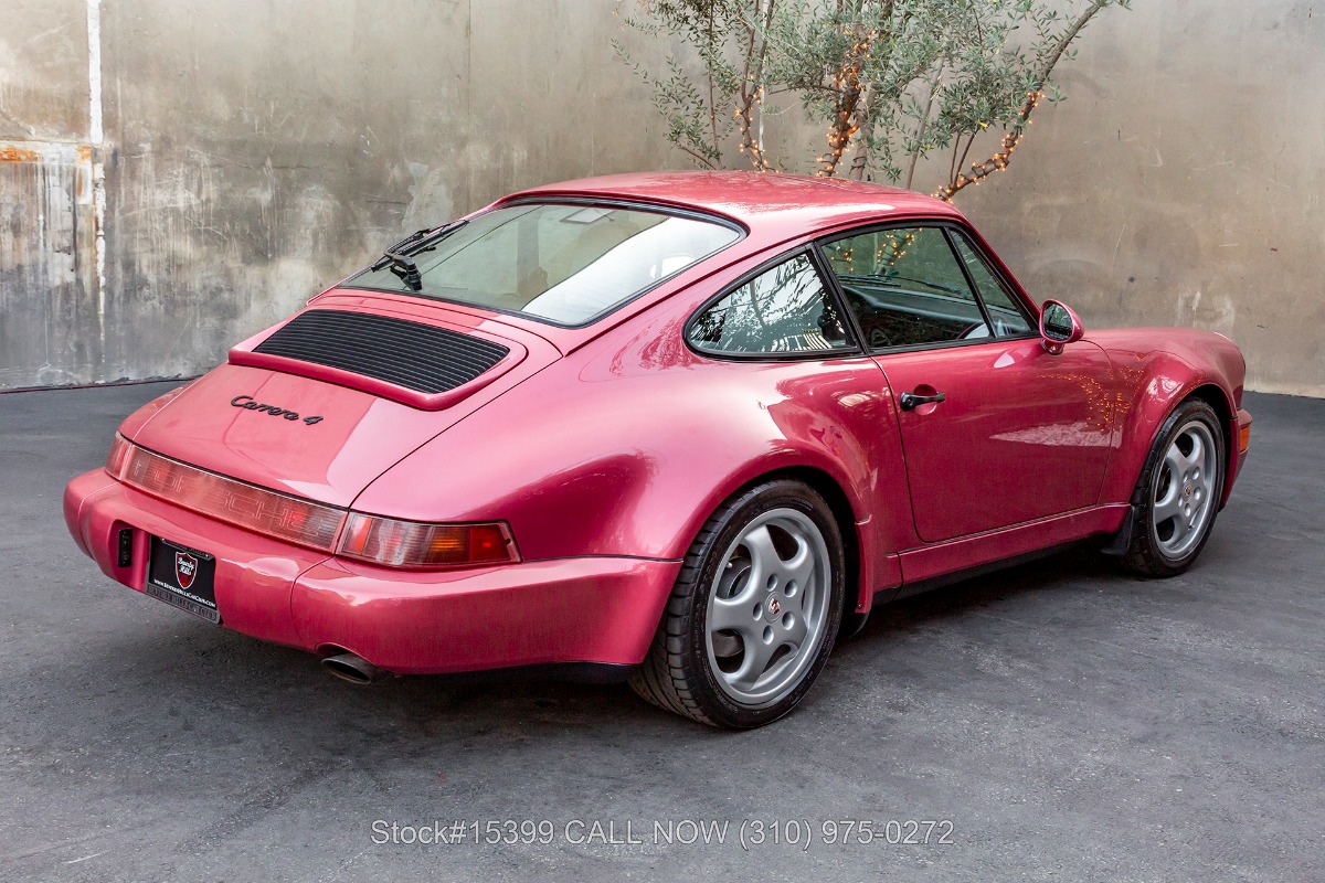 1994 Porsche 911 Carrera 4 Widebody Coupe in Rhodamine Red Metallic
