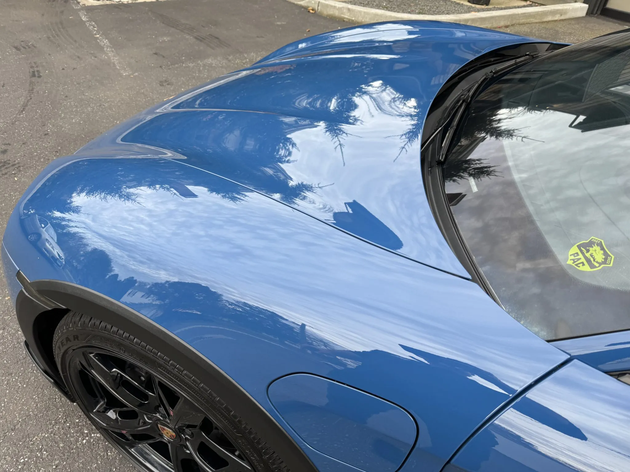 2022 Porsche Taycan 4 Cross Turismo in Neptune Blue