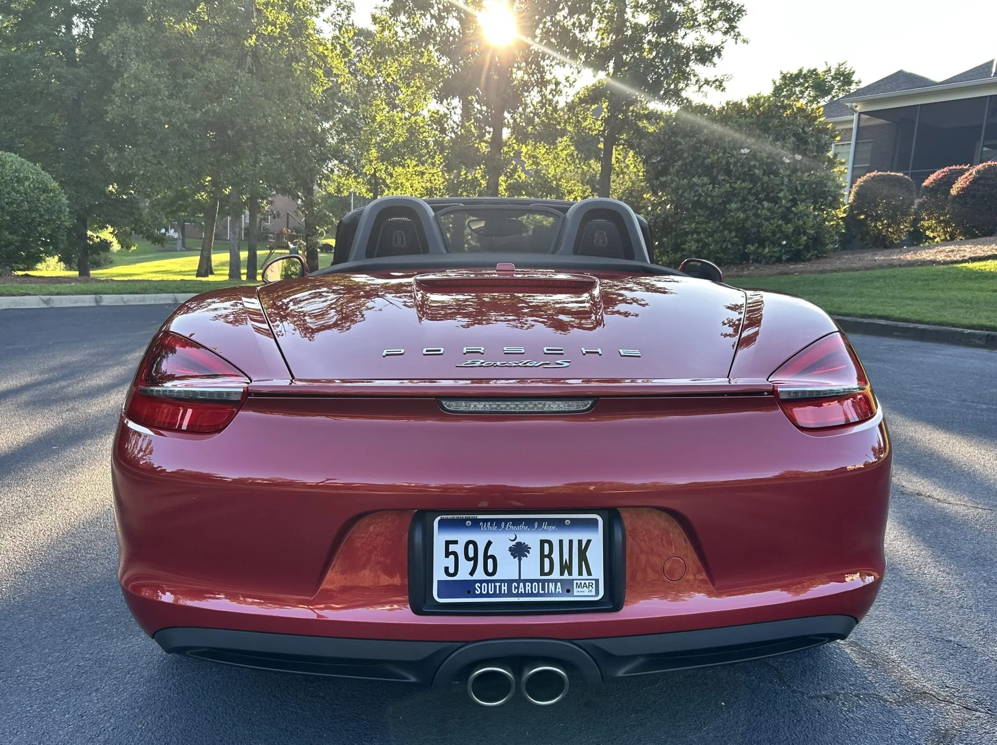 2013 Porsche Boxster S in Amaranth Red Metallic